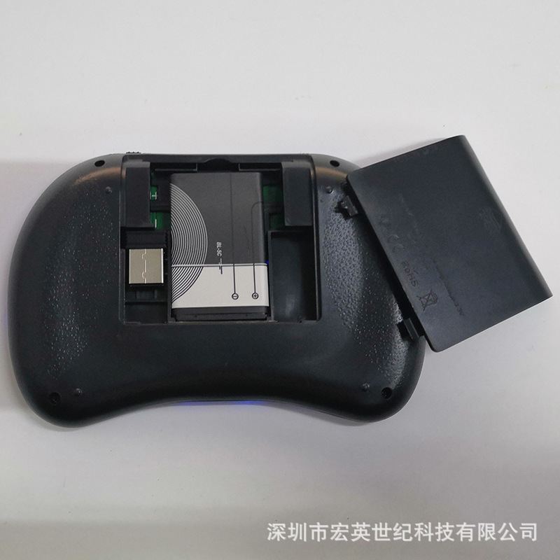 Cross-border I8 mini teclado inalámbrico 2,4g ratón grande touch pad ordenador Android set-top box batería de litio de control remoto de luz de fondo