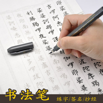 Zhongbai Xiuli pluma caligrafía práctica pluma suave copybook invitación tarjeta firma escritura cepillo estudiantes de escuela primaria guion regular script