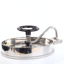 不锈钢椭圆人孔 内开椭圆人孔 卫生级压力椭圆人孔盖