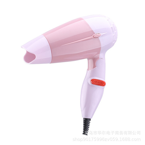 Home-use foldable cold and hot air mini hair dryer negative ion constant temperature hair care hair dryer for student dormitory
