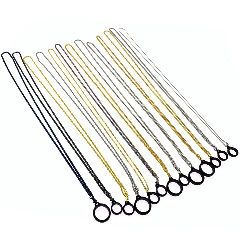 Металлический ремешок подходит для грейпфрута Phantom полюс слинг Силиконовое подвесное кольцо Сетка кольцо ремешок дракон кость цепь хип-хоп цепь