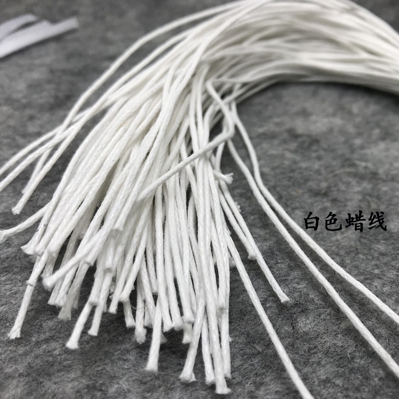 Cuerda para Etiquetas de Ropa de Hilo Encerado para DIY