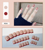 Fake nails, removable cute nail stickers for nails, internet celebrity, ready-made product, 24 pieces