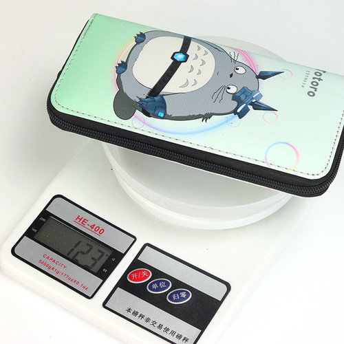 Foreign trade micro-business Taobao supply cartoon novel multi-compartment capacity cartoon men's casual long zipper wallet