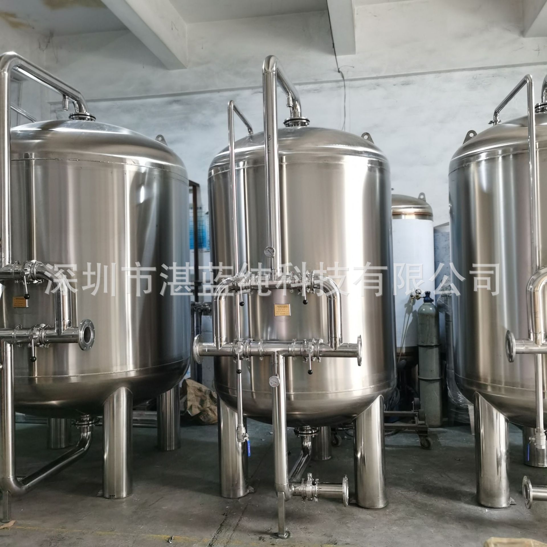 大流量不锈钢机械过滤器厂家供应不锈钢多介质石英砂过滤罐厂家