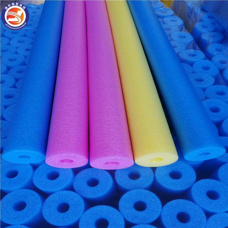 厂家生产高弹珍珠棉棒管 水上乐园防潮epe游泳辅助浮力棒