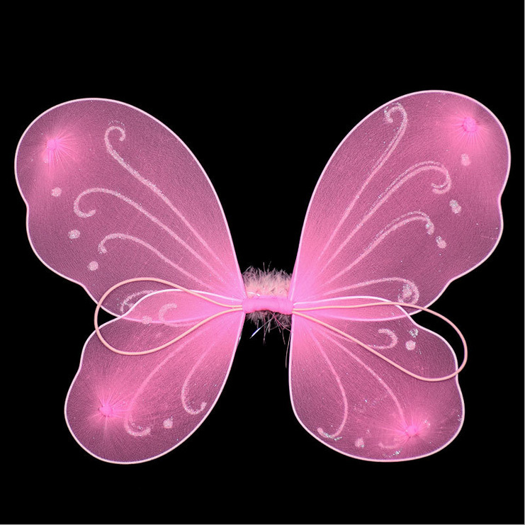 Factory direct colorful wings Children's Day costumes decorations stage props colorful butterfly wings Factory direct colorful wings Children's Day costumes decorations stage props colorful butterfly wings