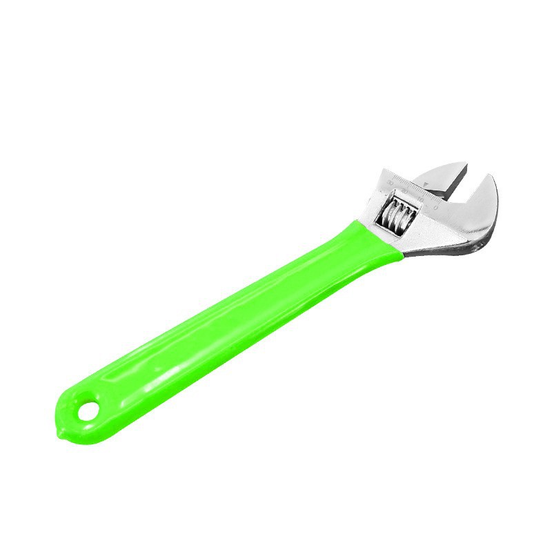 Llave móvil forjada galvanizada PVC plástico completo 8 pulgadas placa móvil mano pegada llave móvil portátil