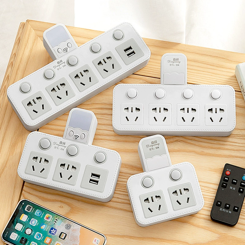 Intelligent one -to -multiple wireless extension USB socket converter multifunctional downtime plug