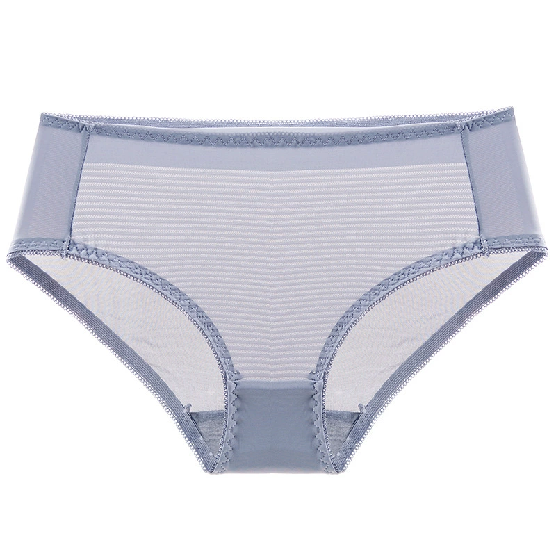 Sili cross -mesh gauze breathable stripes lace gentle and comfortable cotton stickers gathered and treated without trace underwear bra