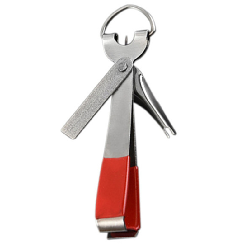 Venta al por mayor de la fábrica suministros de pesca al aire libre alicates de pesca tijeras de línea de pesca de roca multifuncional 4-en-1 tijeras de hilo