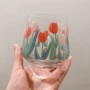 家用印花手绘韩式牛奶杯