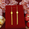 Long fashionable earrings with tassels, wholesale, Japanese and Korean