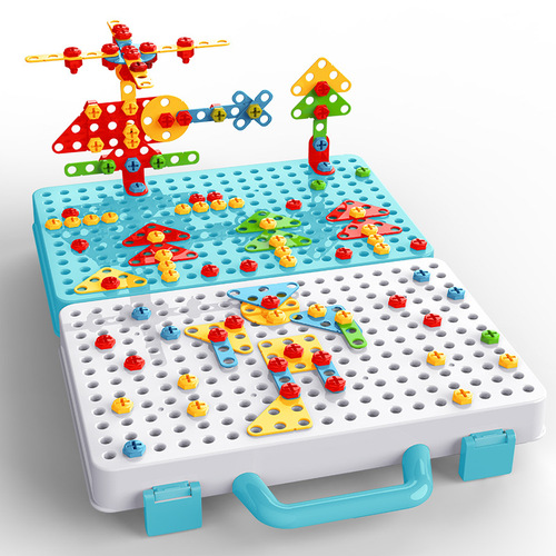 Factory Direct Sale One-Time Delivery Children's Boy and Girl Screw and Nut Assembly Disassembly Combination Assembly Toy