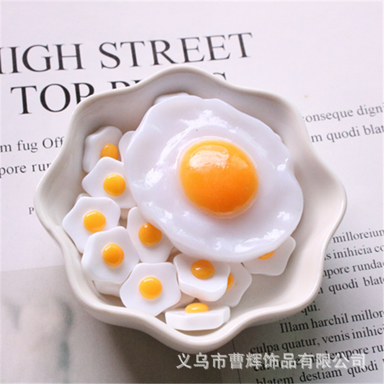Simulation Food Play diy Accessories Fried Egg Poached Egg Resin Handmade Material Gel Dropping Mobile Phone Shell Refrigerator Sticker Simulation Food Play diy Accessories Fried Egg Poached Egg Resin Handmade Material Gel Dropping Mobile Phone Shell Refrigerator Sticker