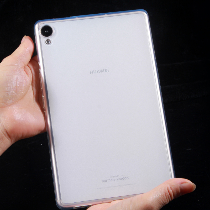 Suitable for Huawei M6 8.4inch Tablet Protective Case High-Energy Version Anti-Fall Honeycomb Silicone Soft Back Shell Material Without Cover