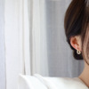 South Korean sophisticated goods, zirconium, brand earrings, micro incrustation