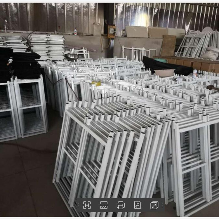 Mesa de Degustación Promocional de 3 Niveles de Hierro y PVC Impermeable para Supermercado