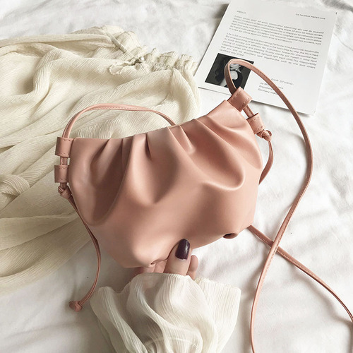 Wholesale Mini Commuter Crossbody Bag 2020 New Style Cloud Pattern Bag for Girls Folded Shoulder Casual Bag