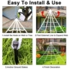 5 -meter triangle net white