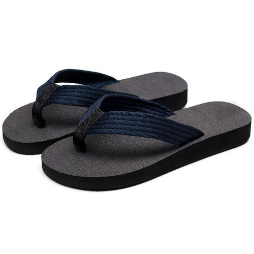 Summer Fashion Non-slip Herringbone Sandals for Students, Korean Style, Outerwear Beach Shoes for Couples, Flat, Harajuku Style, Slip-on Slippers for Men