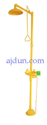 双防复合式冲淋洗眼器 304不锈钢+ABS涂层AJD-6880069