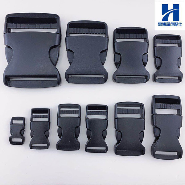 Plastic belt bag with clasp
