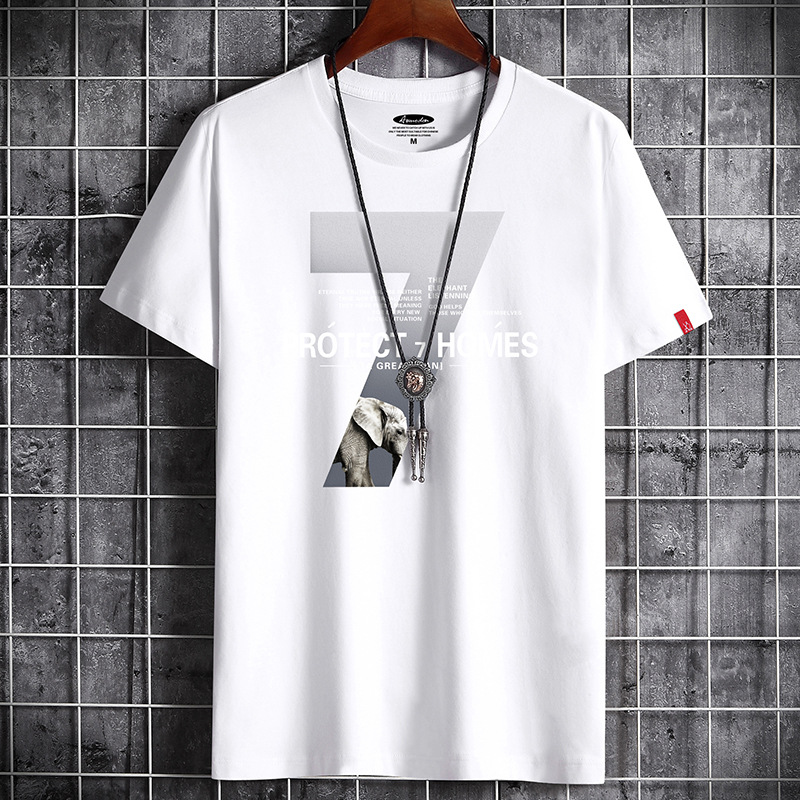 Camiseta de manga corta para hombres, ropa de verano para hombres, media manga, nuevos estudiantes casuales, blusas de gran tamaño, camisas de fondo, venta al por mayor transfronteriza