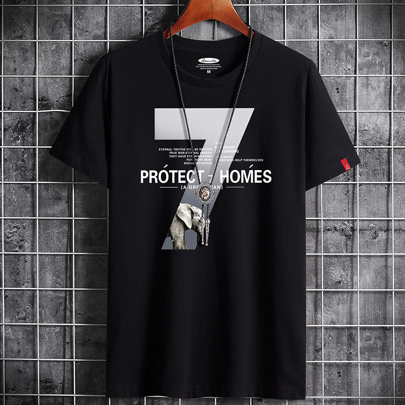 Camiseta de manga corta para hombres, ropa de verano para hombres, media manga, nuevos estudiantes casuales, blusas de gran tamaño, camisas de fondo, venta al por mayor transfronteriza
