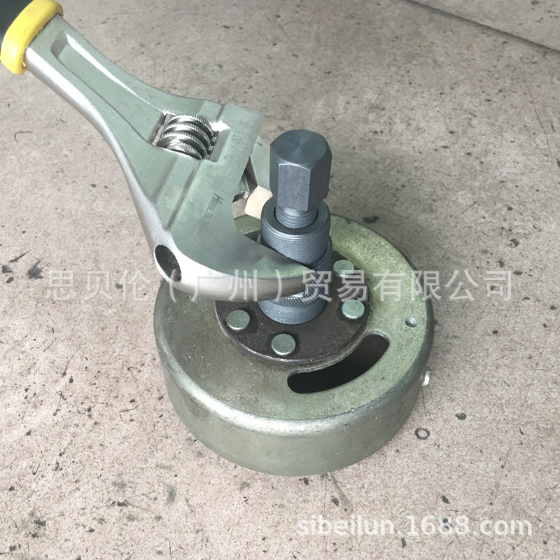 Venta caliente transfronteriza herramientas de reparación de motocicletas GY6125 50C código de tracción de doble cabeza código de tracción de motor magnético multiusos puede ser etiquetado