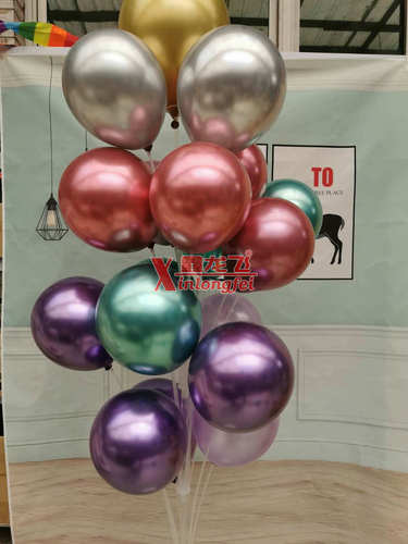 Birthday tree column arrangement bracket wedding decoration balloon heightening road wedding banquet table floating decoration supplies column road guide