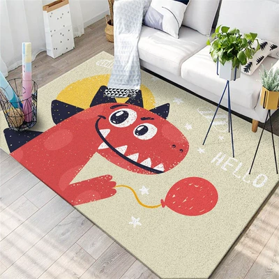 Avtomobil döşəmə paspasları — Mat - red-balloon-dinosaur-40x-60cm