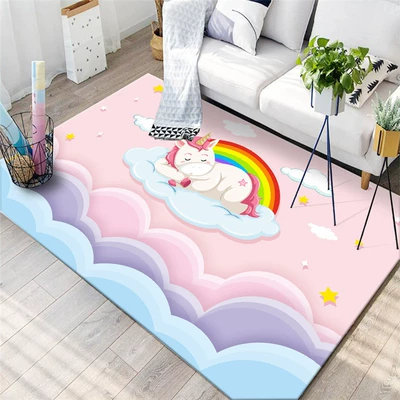 Avtomobil döşəmə paspasları – Cute Cartoon Floor Mat Girl - the-dream-unicorn-40x-60cm