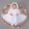 Autumn children's dress, fleece small princess costume, lace girl's skirt, long sleeve, increased thickness