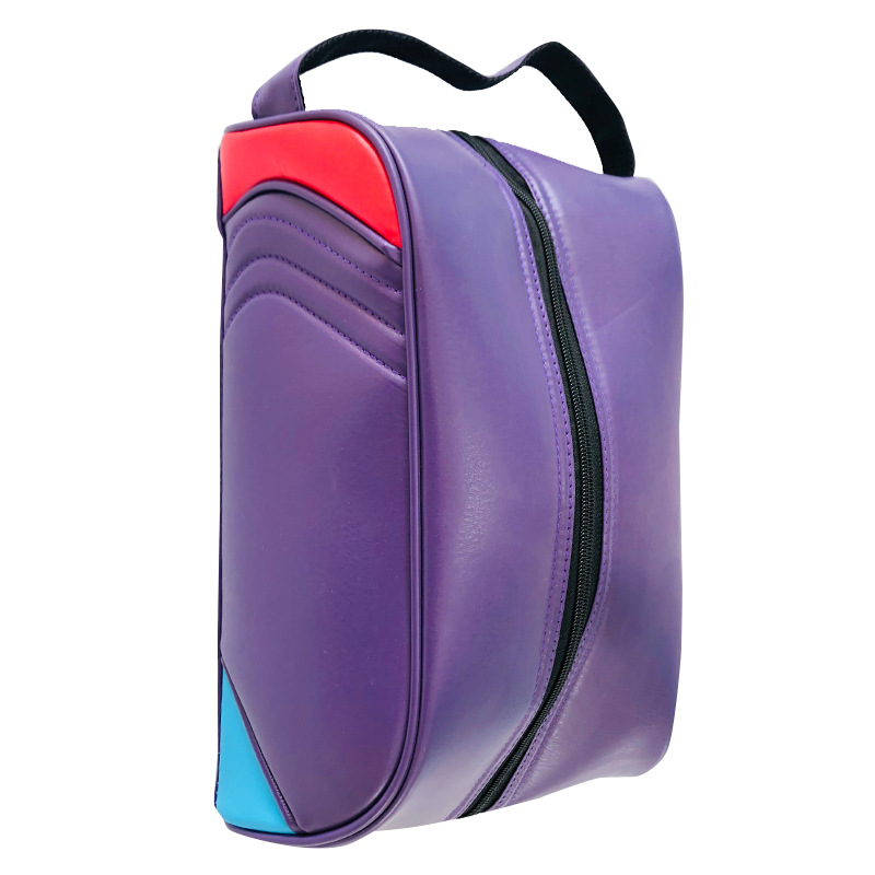 Venta caliente transfronteriza bolsa de zapatos de golf al aire libre bolsas de zapatillas de deporte bolsa portátil a prueba de polvo de color de LA PU multi-color opcional