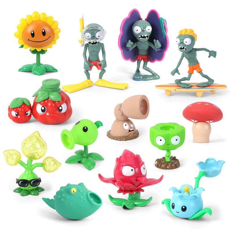 Plants vs. Zombies, джинсовая игрушка на солнечной батарее