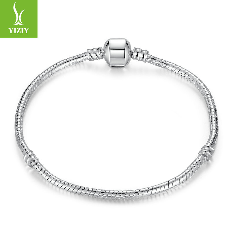 Silver Snake Chain Bracelet for Women, Durable & Hypoallergenic
