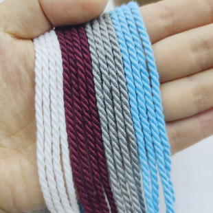 �S��ֱ����ɫ2.5MM�޾���3��Ť�K ���K�������ᴰ�������黨Ť�K
