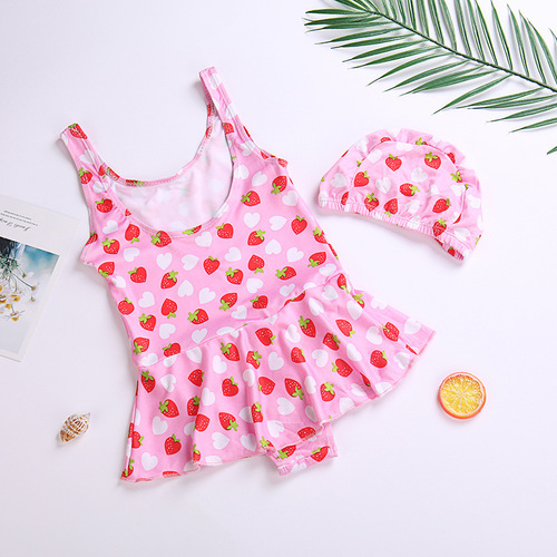 Children's swimsuit, unisex one-piece summer swimsuit for girls, professional swimsuit for kids (small, medium, large), princess dress, baby swimwear