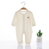 Children's thin summer cotton bodysuit, pijama, long sleeve