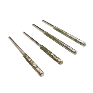 Origin supply diamond grinding head lengthened coarse sand grinding head raw stone peeling sharp cylindrical round head wear-resistant