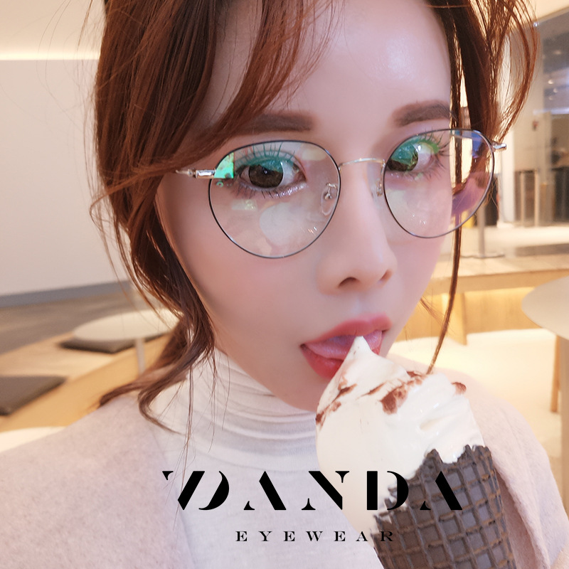 Nueva anti-azul gafas de luz artística retro marco gafas 6006 gafas de ordenador de metal gafas de fábrica al por mayor