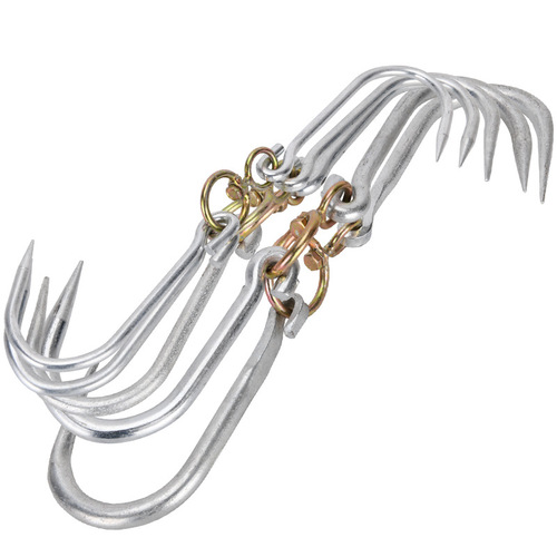 Meat hook, pork hook, forged steel commercial mutton and beef hook, household slaughtering braised meat hanging meat T-shaped meat hook