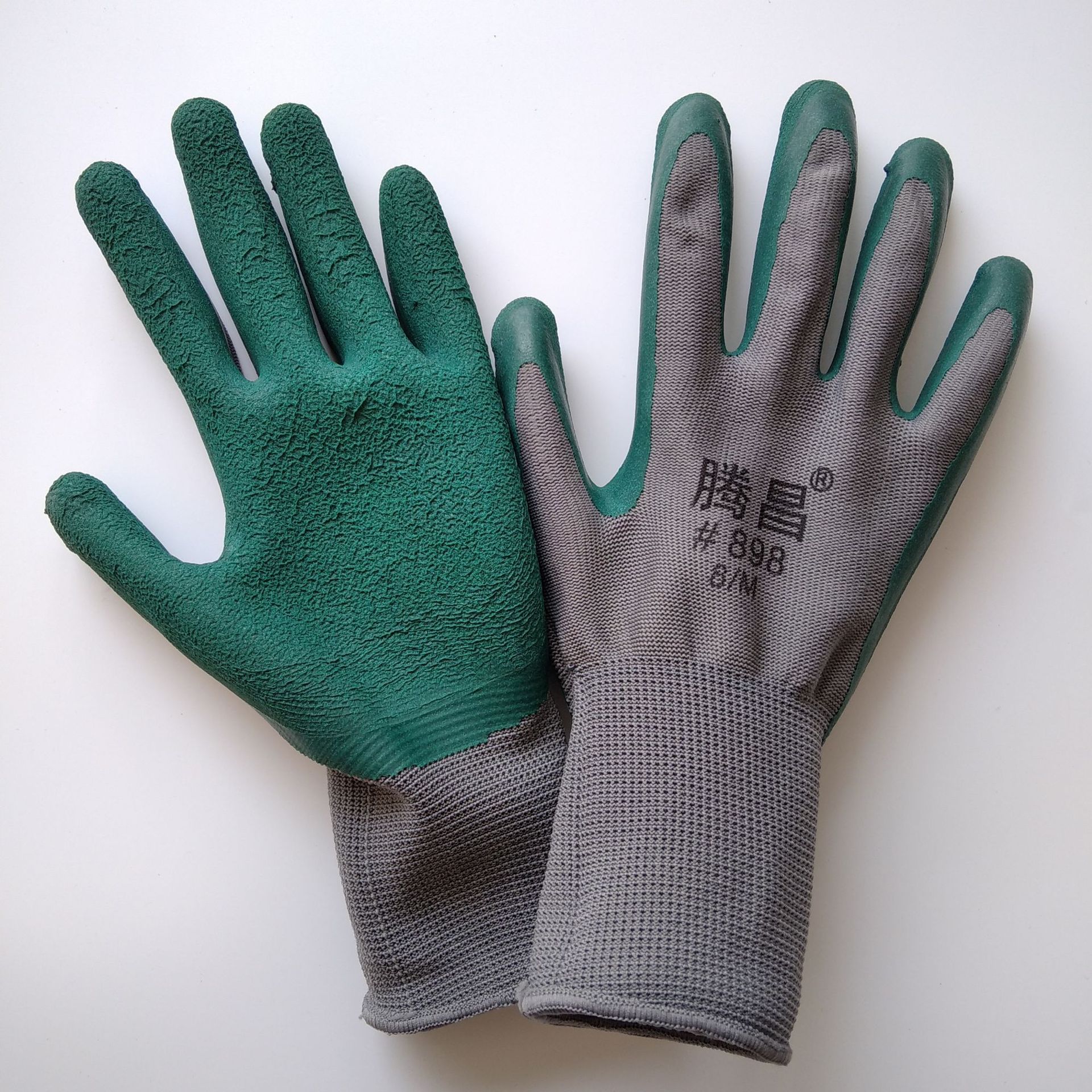 劳保手套轮胎橡胶超耐磨柔软防滑透气浸胶加厚工地建筑作业乳胶