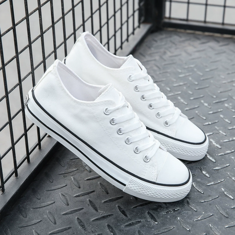 Кроссовки Canvas High-Spring в корейском стиле, размерные диапазоны 35–47, легкие дышащие