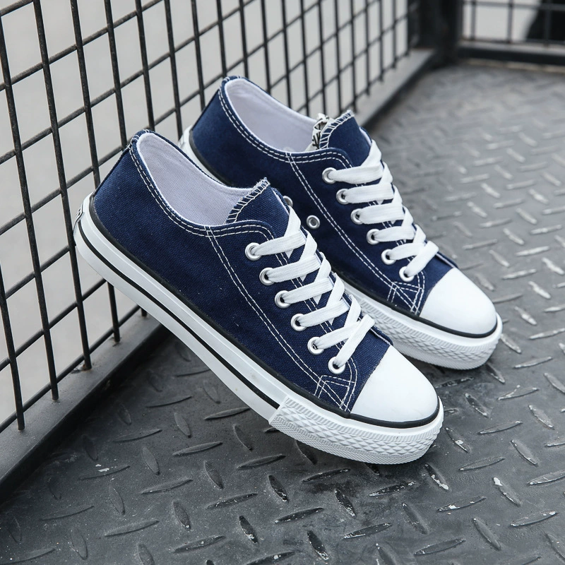Кроссовки Canvas High-Spring в корейском стиле, размерные диапазоны 35–47, легкие дышащие