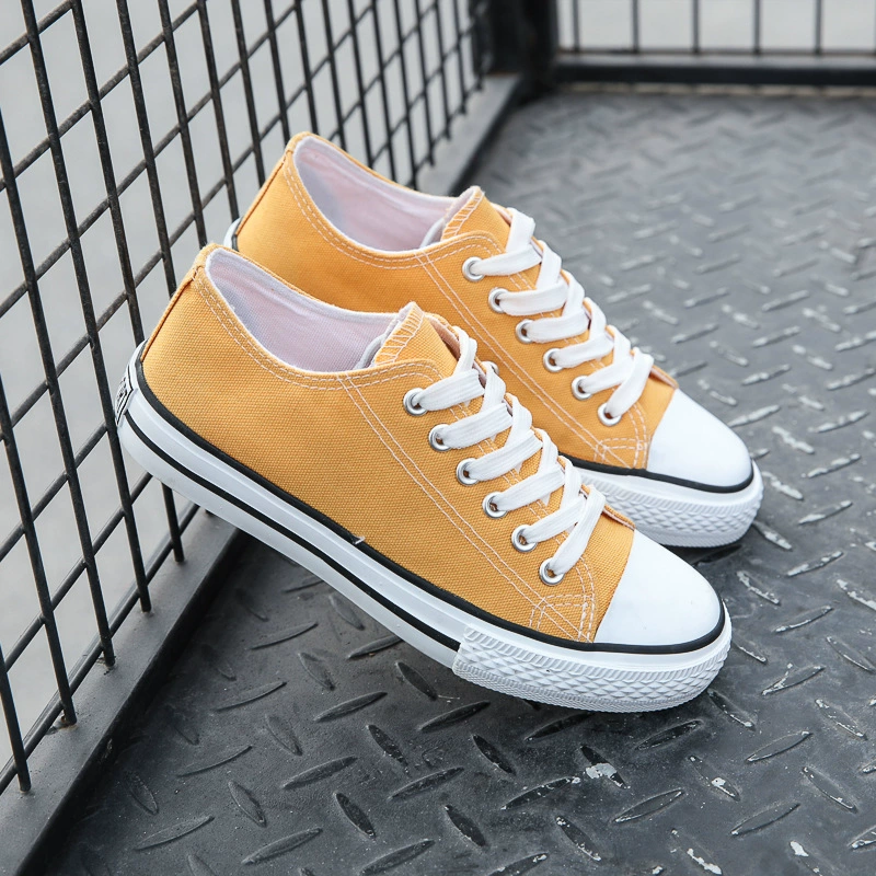 Кроссовки Canvas High-Spring в корейском стиле, размерные диапазоны 35–47, легкие дышащие