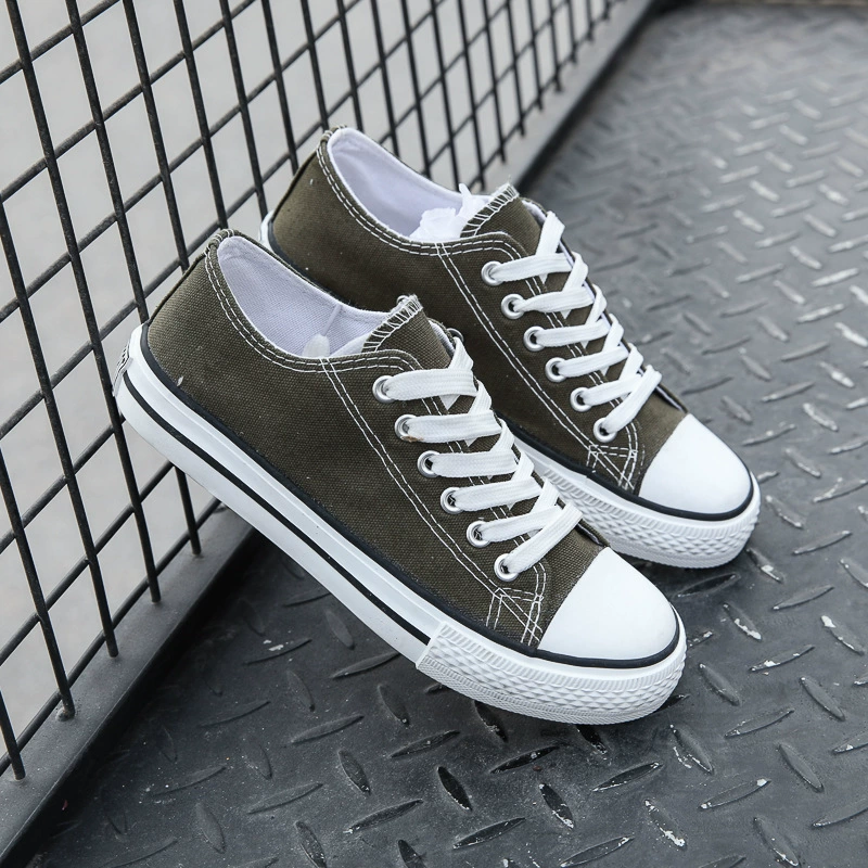 Кроссовки Canvas High-Spring в корейском стиле, размерные диапазоны 35–47, легкие дышащие