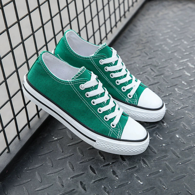 Кроссовки Canvas High-Spring в корейском стиле, размерные диапазоны 35–47, легкие дышащие