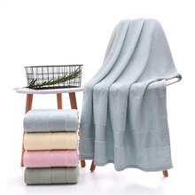 高阳毛巾批发竹纤维浴巾加厚410克吸水家用情侣洗澡大毛巾定 制
